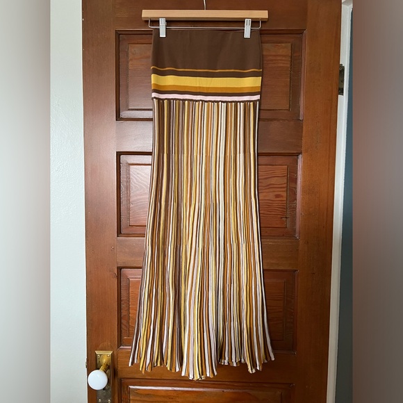 FAITHFULL THE BRAND Citara Skirt Cocoa - Picture 3 of 6